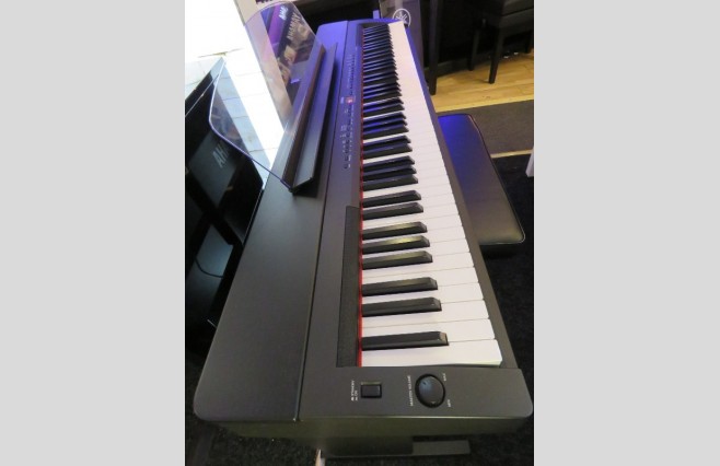Used Yamaha P155 Black Home Stand Digital Piano Complete Package - Image 4